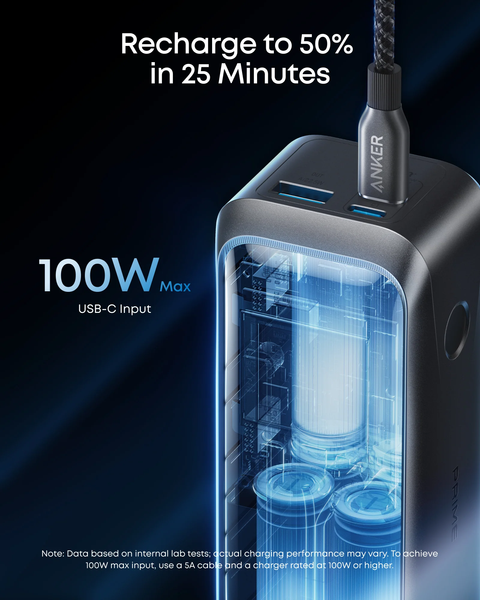Зовнішній акумулятор (павербанк) Anker Prime Power Bank 20K 220W (A110BH11) 100317 фото