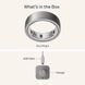 Смарт-кільце Oura Ring 4 Brushed Silver Size 9 (JZ90-54220-09) 100278 фото 3