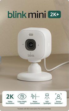IP-камера відеоспостереження Blink Mini 2k+ White 100489 фото