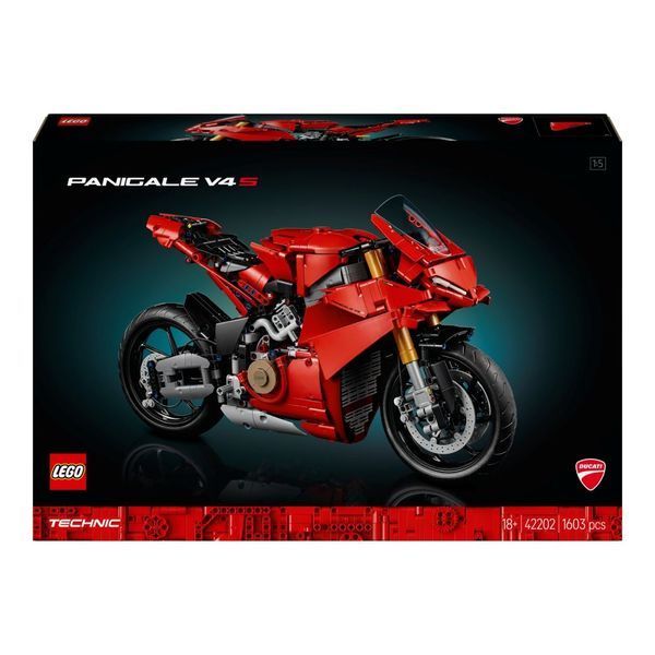 LEGO Technic Мотоцикл Ducati Panigale V4 S 1603 деталі (42202) 100095 фото