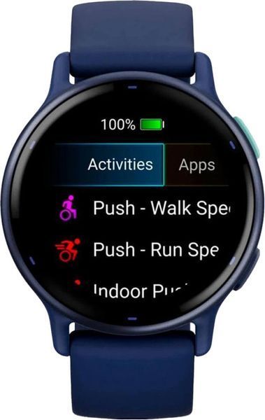 Смарт-годинник Garmin vivoactive 5 Metallic Navy Aluminum Bezel with Navy Case and Silicone Band (010-02862-12/52) 100231 фото