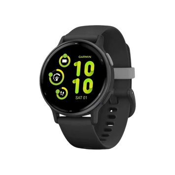 Смарт-годинник Garmin vivoactive 5 Slate Aluminum Bezel with Black Case and Silicone Band (010-02862-10/50/5A) 100232 фото