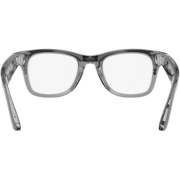 Смарт-окуляри Ray-Ban Meta Wayfarer Gen 2 Standard Shiny Transparent Grey Frame / Clear Sapphire Lenses (RW4012 6840MF 50-22) 100393 фото