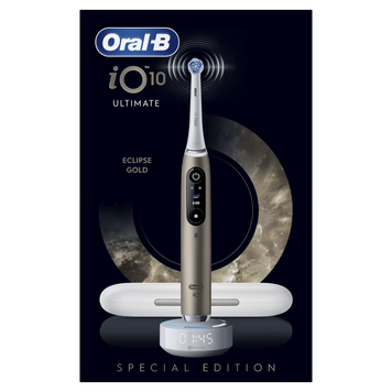 Електрична зубна щітка Oral-B iO10 Ultimate Eclipse Gold (iOM10.1A3.AD) 100309 фото