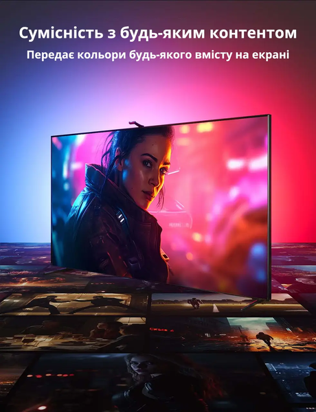 Набір адаптивного підсвічування Govee H605C Envisual TV Backlight T2 with Dual Cameras 55-65'' RGB (H605C311) 100121 фото