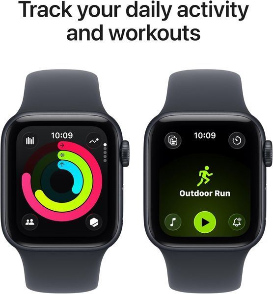 Смарт-годинник Apple Watch SE 3 GPS 40mm Midnight Alu. Case w. Midnight S. Band - S/M (MEH94) 100042 фото