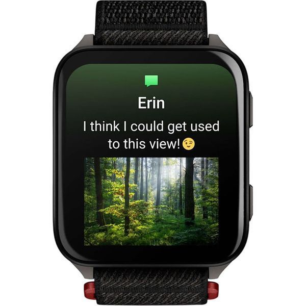 Смарт-годинник Garmin Venu X1 Black with Slate Titanium Caseback and Black ComfortFit Nylon Band (010-02980-00/02) 100521 фото