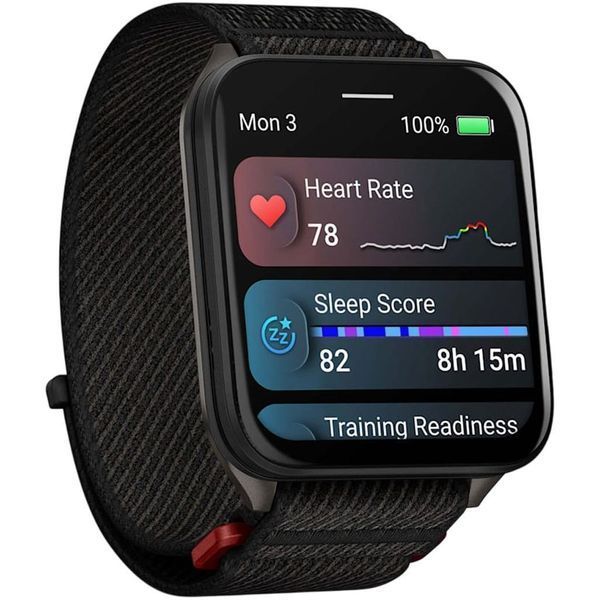 Смарт-годинник Garmin Venu X1 Black with Slate Titanium Caseback and Black ComfortFit Nylon Band (010-02980-00/02) 100521 фото