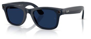 Смарт-окуляри Ray-Ban | Meta Wayfarer [Gen 2] Large Shiny Cosmic Blue Frame / Clear to Sapphire Transitions Lenses (RW4012 6628MF 53-22) 100506 фото