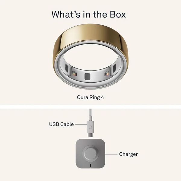 Смарт-кільце Oura Ring 4 Gold Size 7 (JZ90-54216-07) 100408 фото