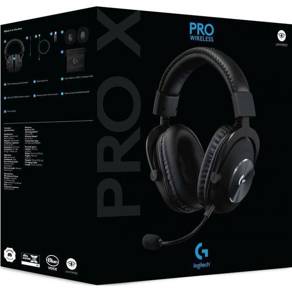 Навушники з мікрофоном Logitech G PRO X Wireless LIGHTSPEED Black (981-000907) 100510 фото