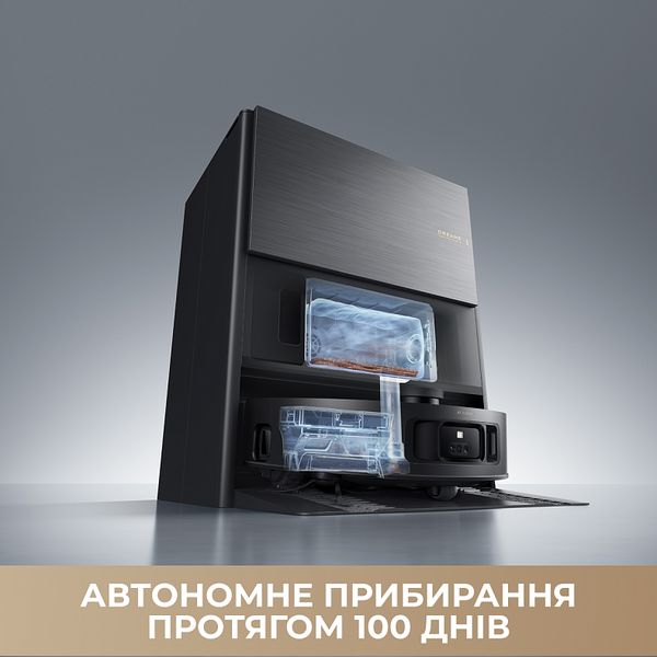 Робот-пилосос з вологим прибиранням Dreame Aqua 10 Roller Black (RLH31CE-bl) 100371 фото