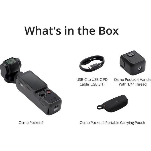 Екшн-камера DJI Osmo Pocket 4 Essential Combo (CP.OS.00000546.01) 100517 фото